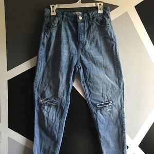 High-Waisted Mango Jeans